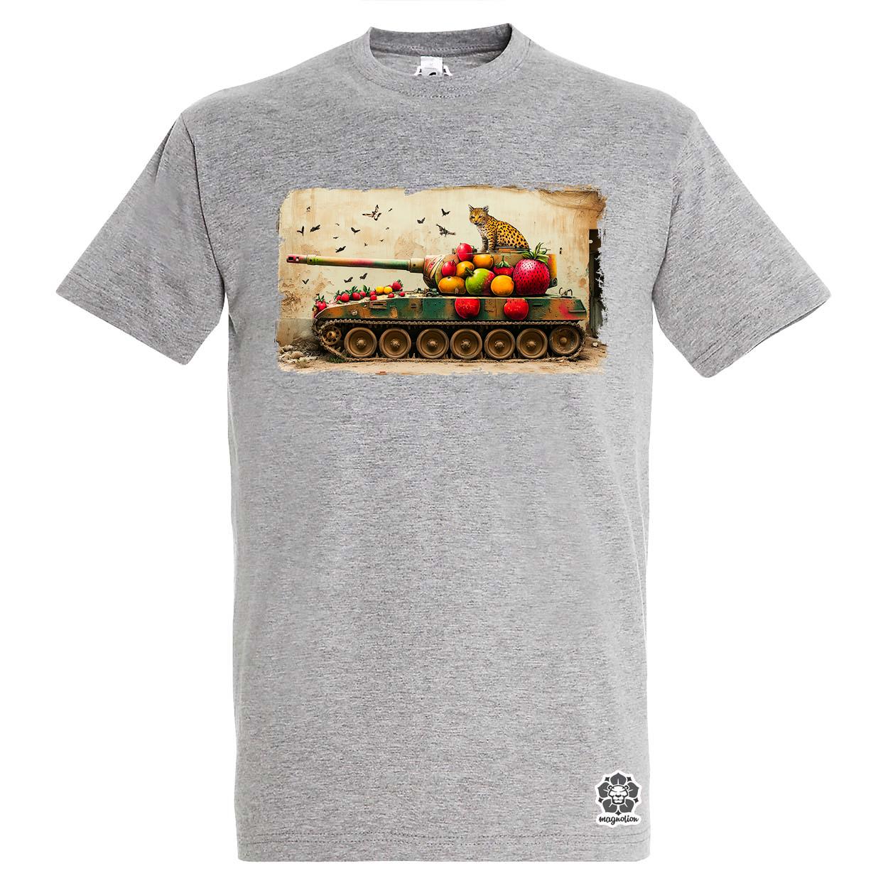 Tank és párduc graffiti v2 egyedi póló 