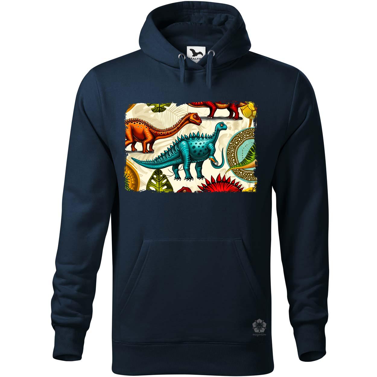Dinó montázs v2 egyedi  pulóver 