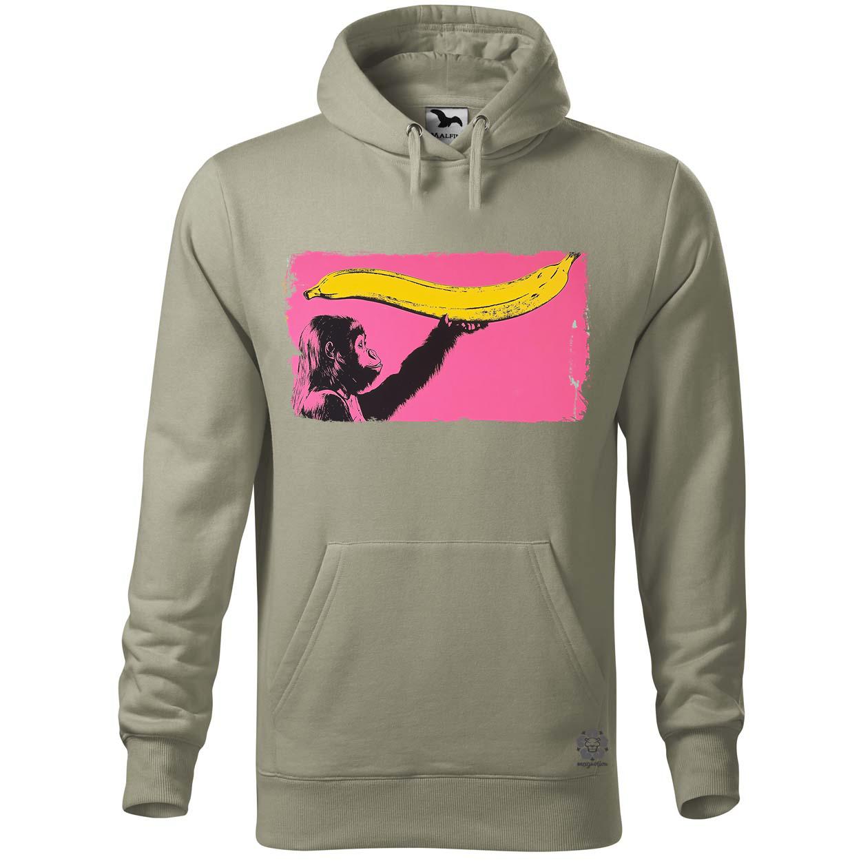 Gorilla és banán v2 egyedi  pulóver 