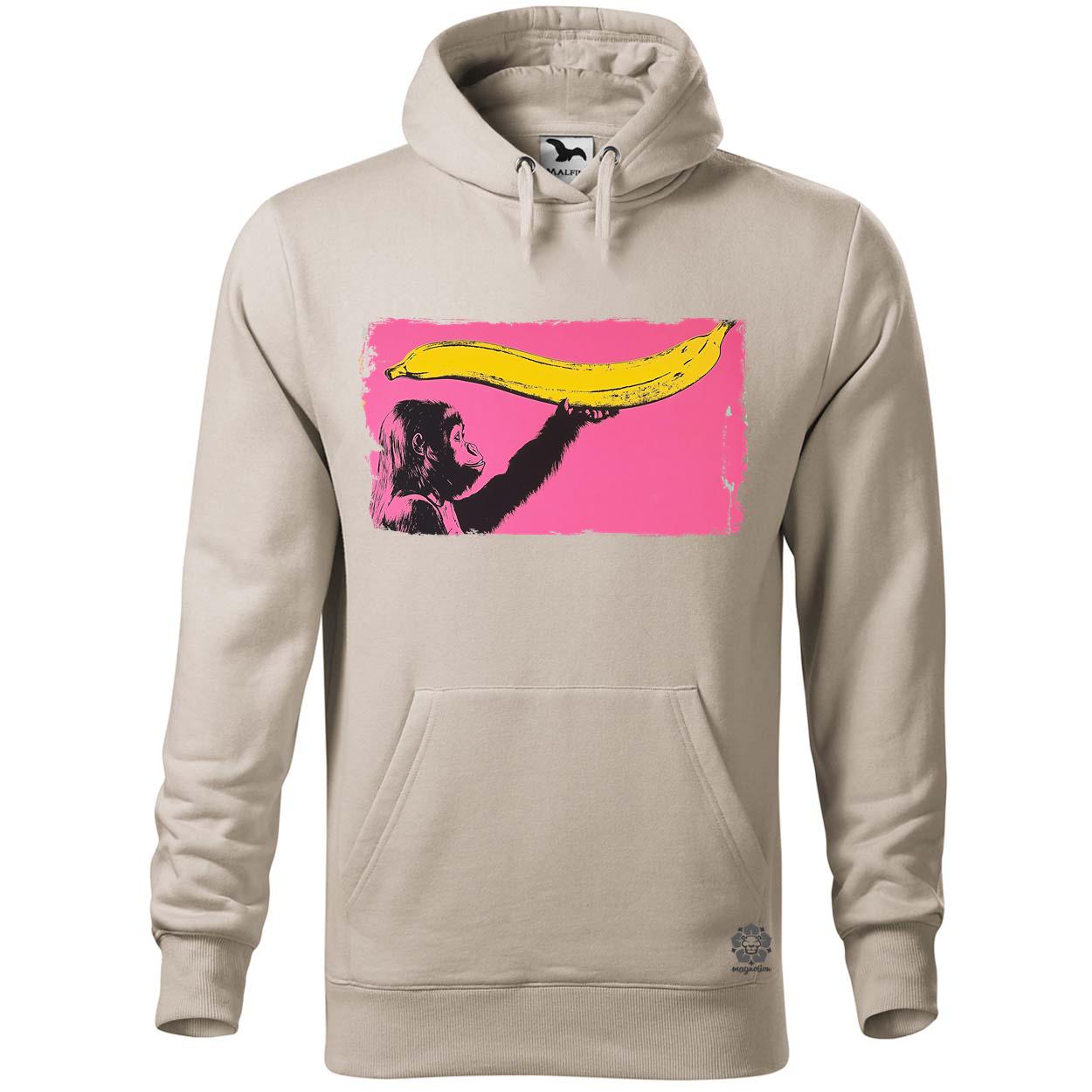 Gorilla és banán v2 egyedi  pulóver 
