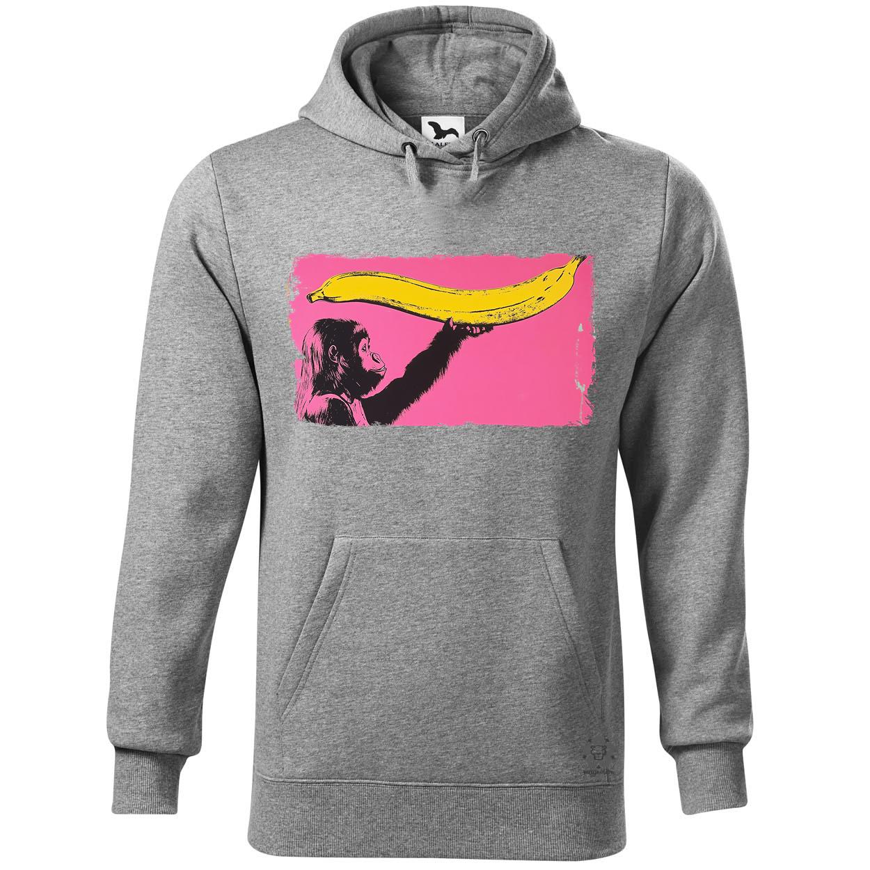 Gorilla és banán v2 egyedi  pulóver 