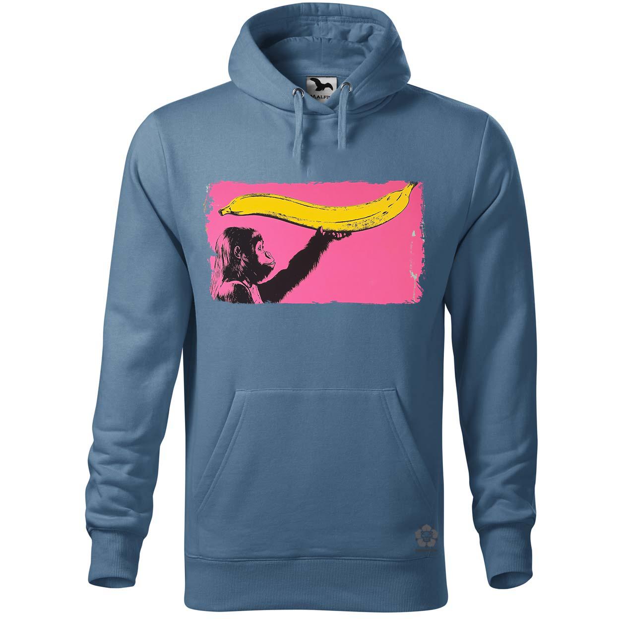 Gorilla és banán v2 egyedi  pulóver 