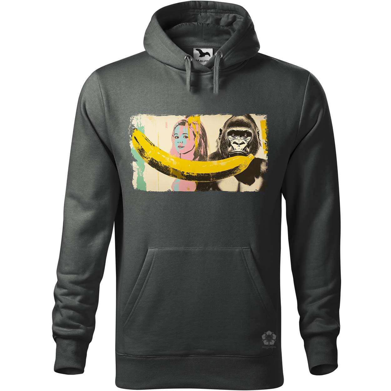 Gorilla és banán v3 egyedi  pulóver 