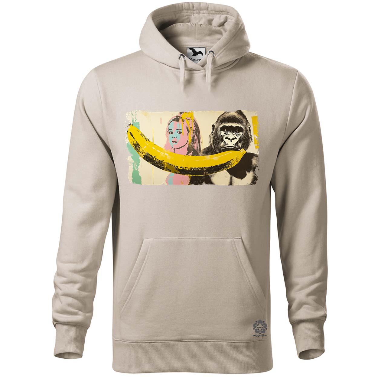 Gorilla és banán v3 egyedi  pulóver 