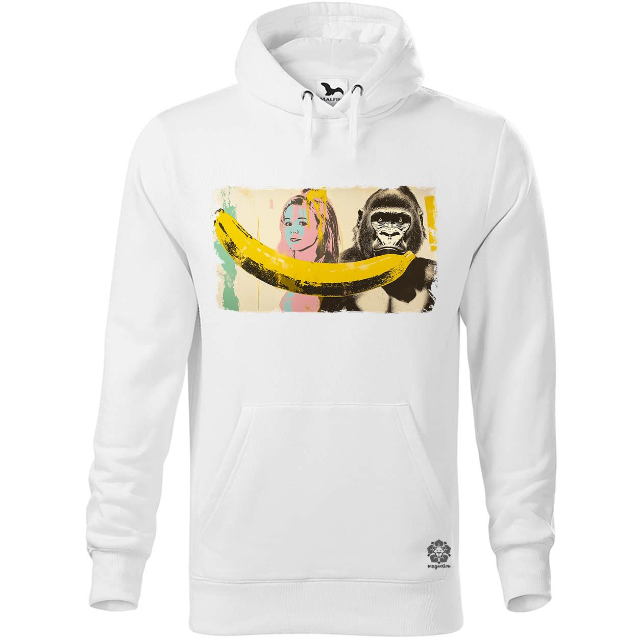 Gorilla és banán v3 egyedi  pulóver 