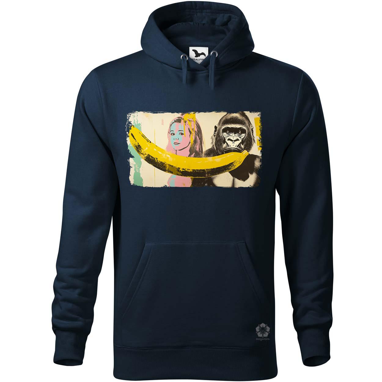 Gorilla és banán v3 egyedi  pulóver 