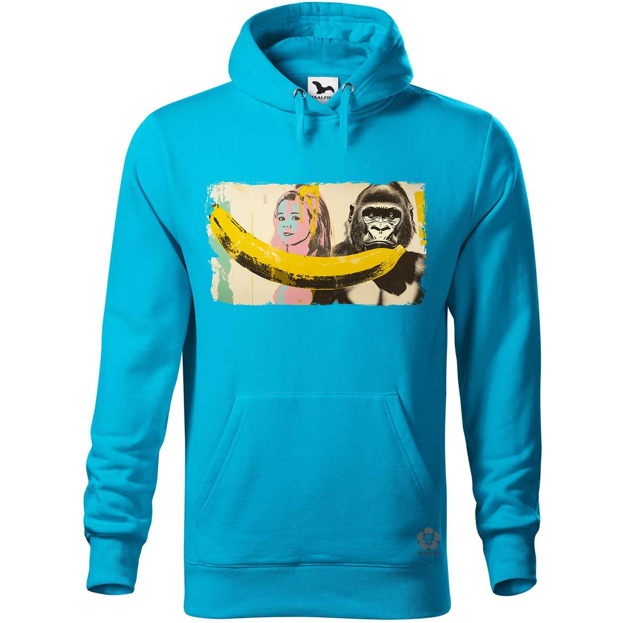 Gorilla és banán v3 egyedi  pulóver 