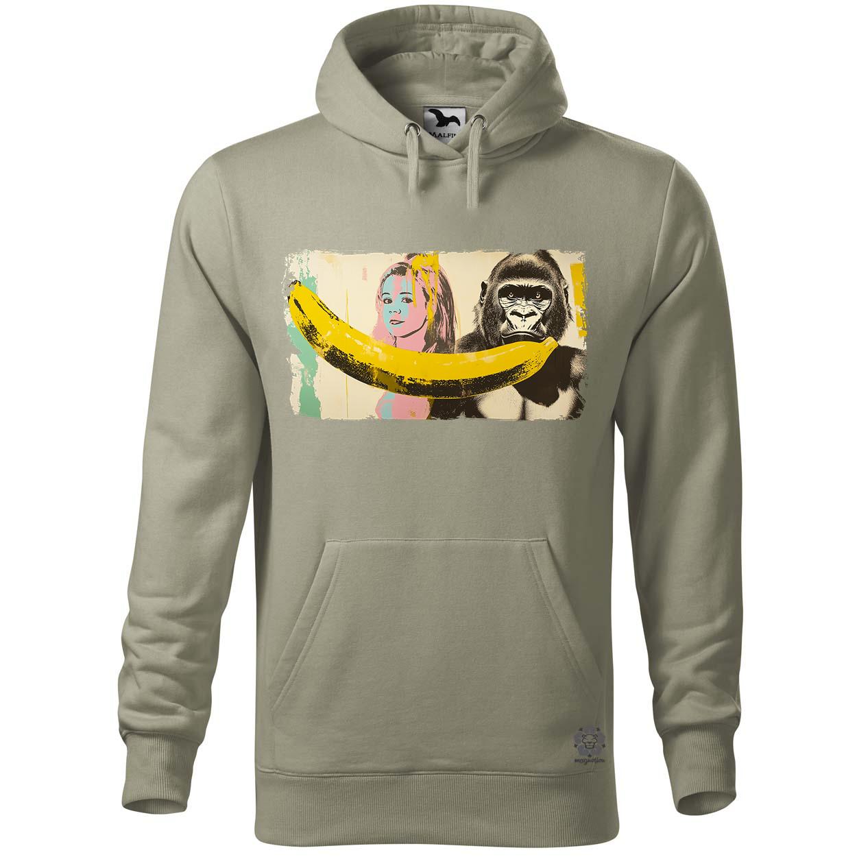 Gorilla és banán v3 egyedi  pulóver 