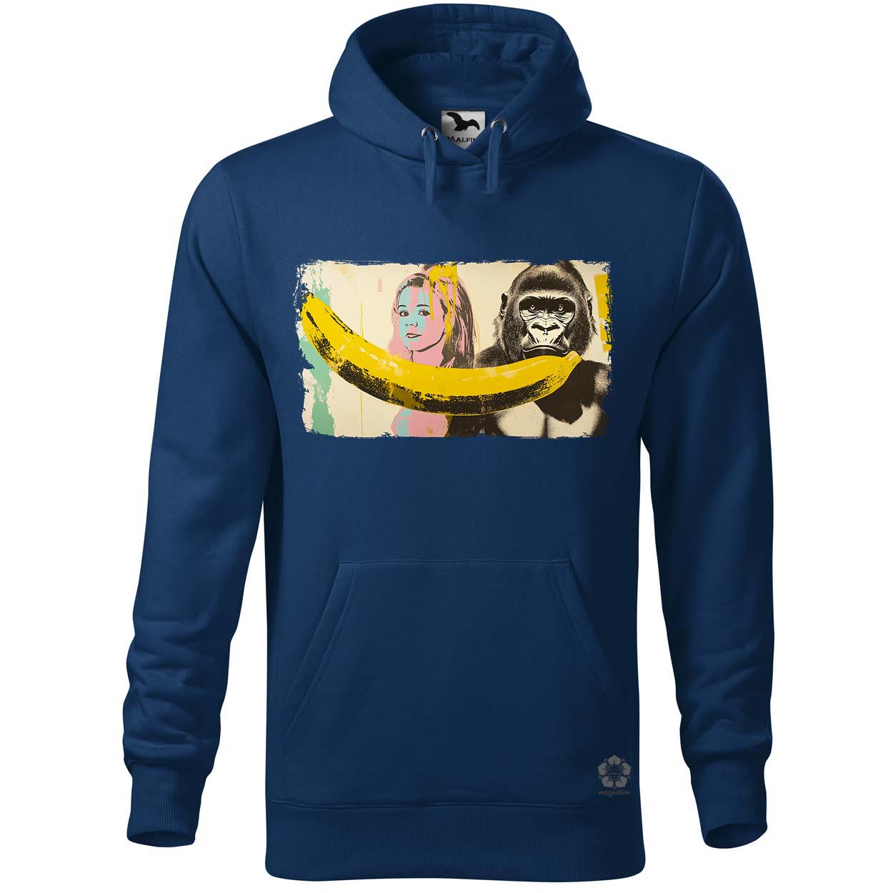 Gorilla és banán v3 egyedi  pulóver 