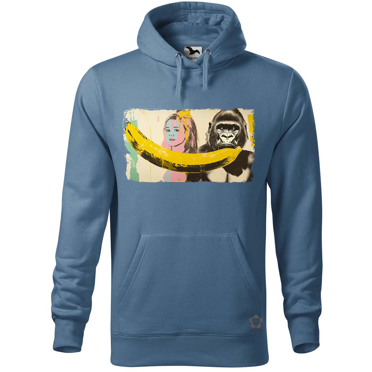 Gorilla és banán v3 egyedi  pulóver 