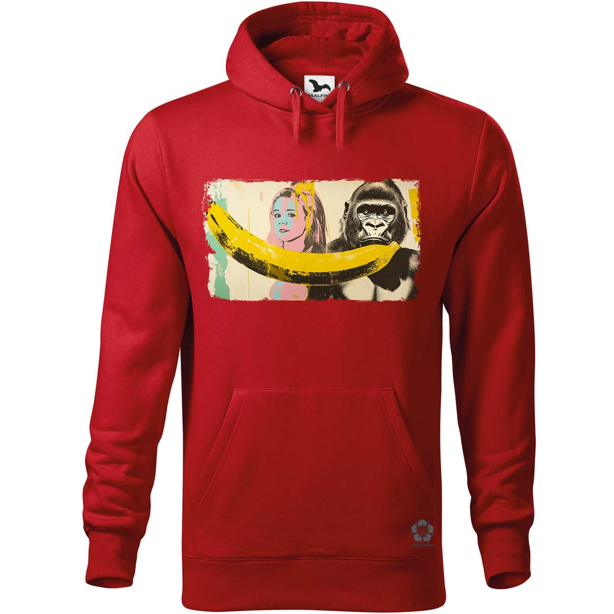 Gorilla és banán v3 egyedi  pulóver 