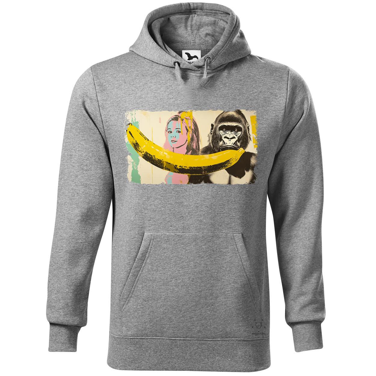 Gorilla és banán v3 egyedi  pulóver 