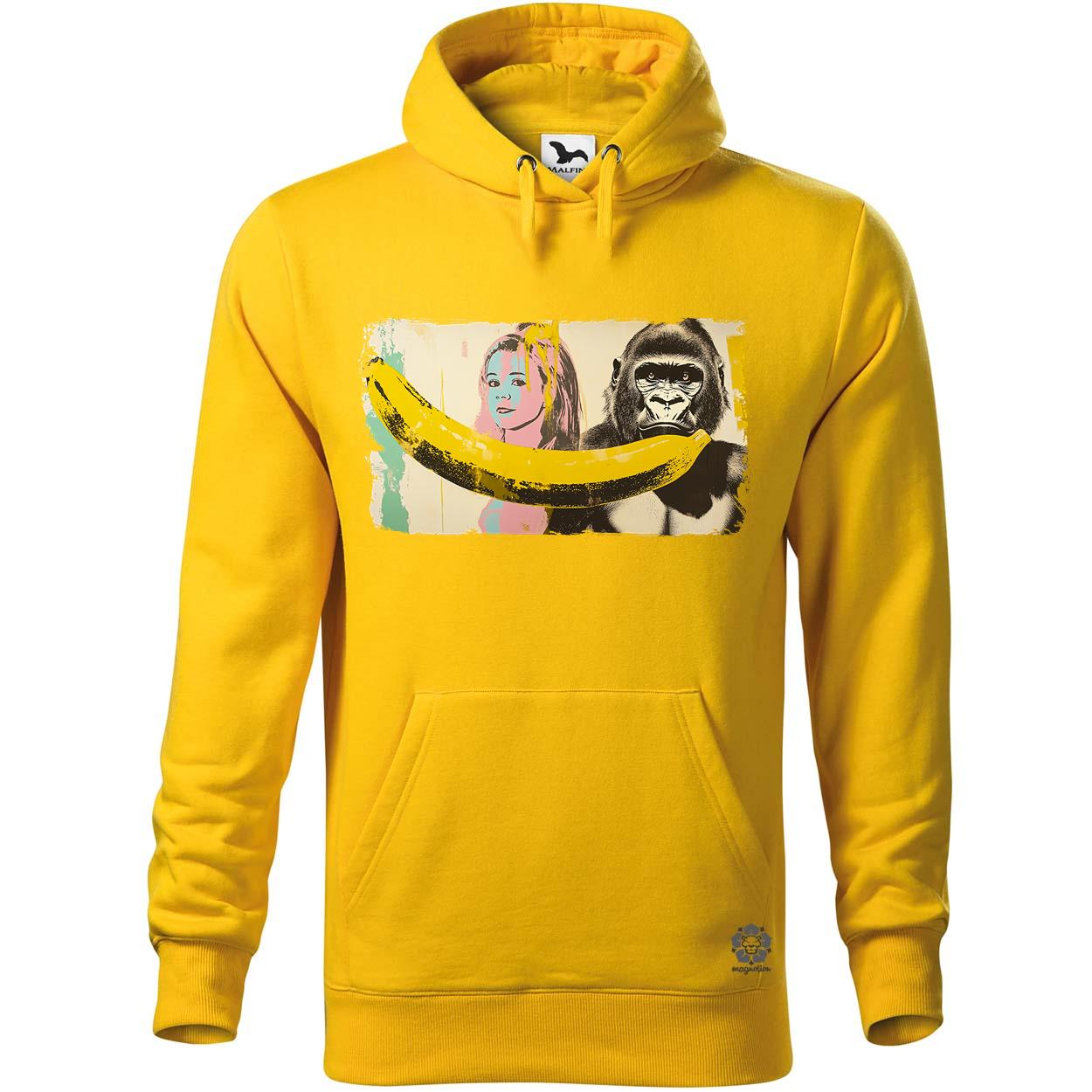 Gorilla és banán v3 egyedi  pulóver 