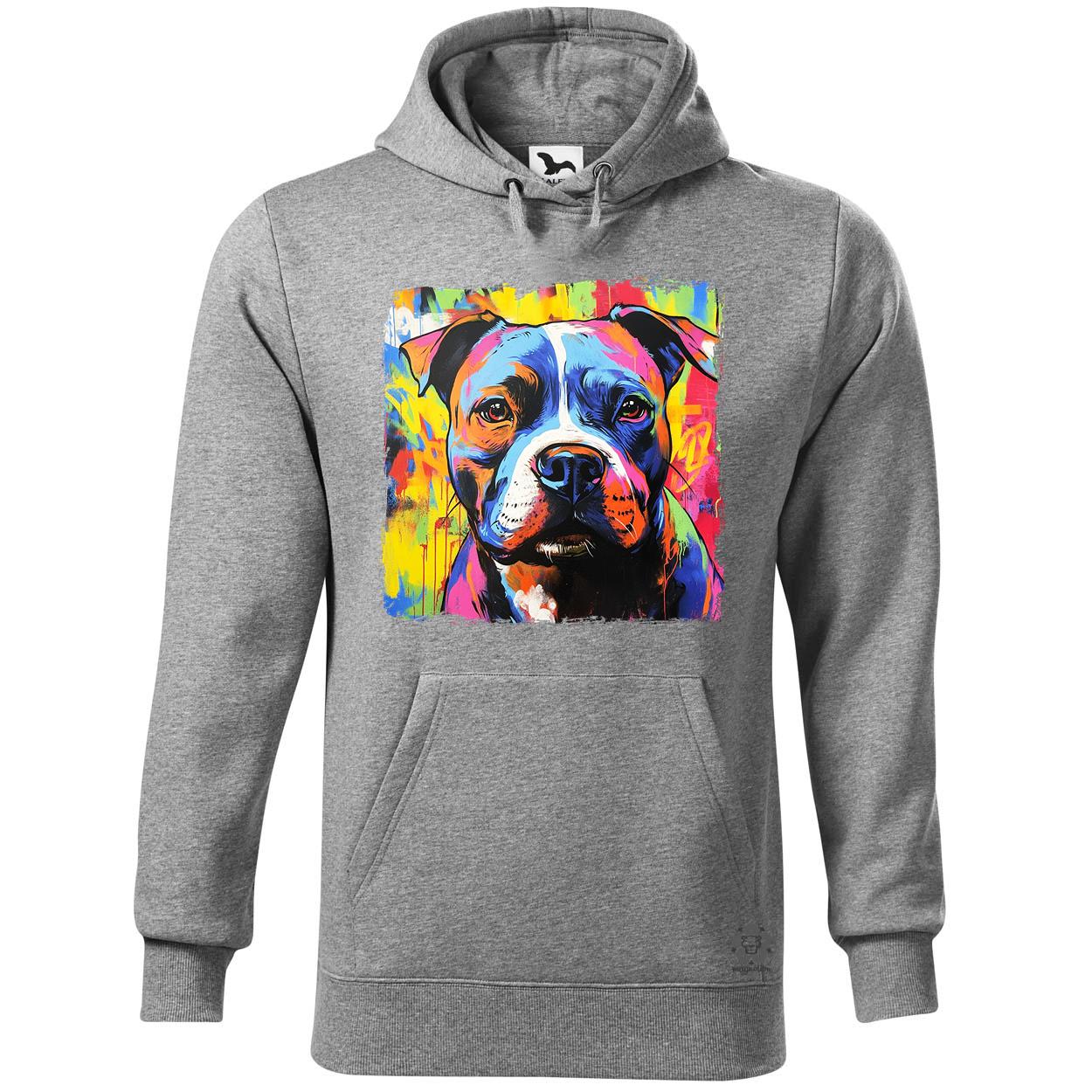 Pitbull portré v1 egyedi  pulóver 