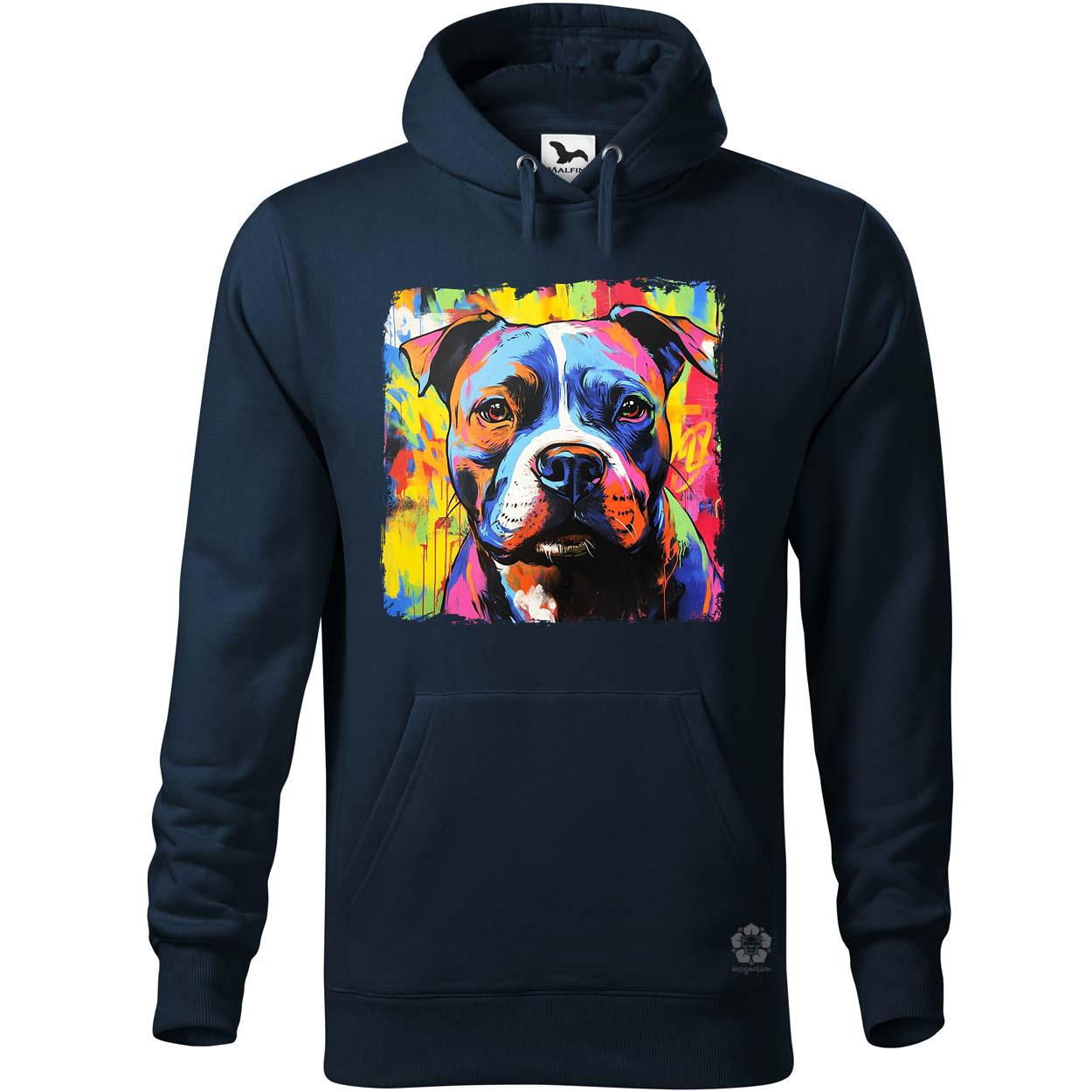Pitbull portré v1 egyedi  pulóver 