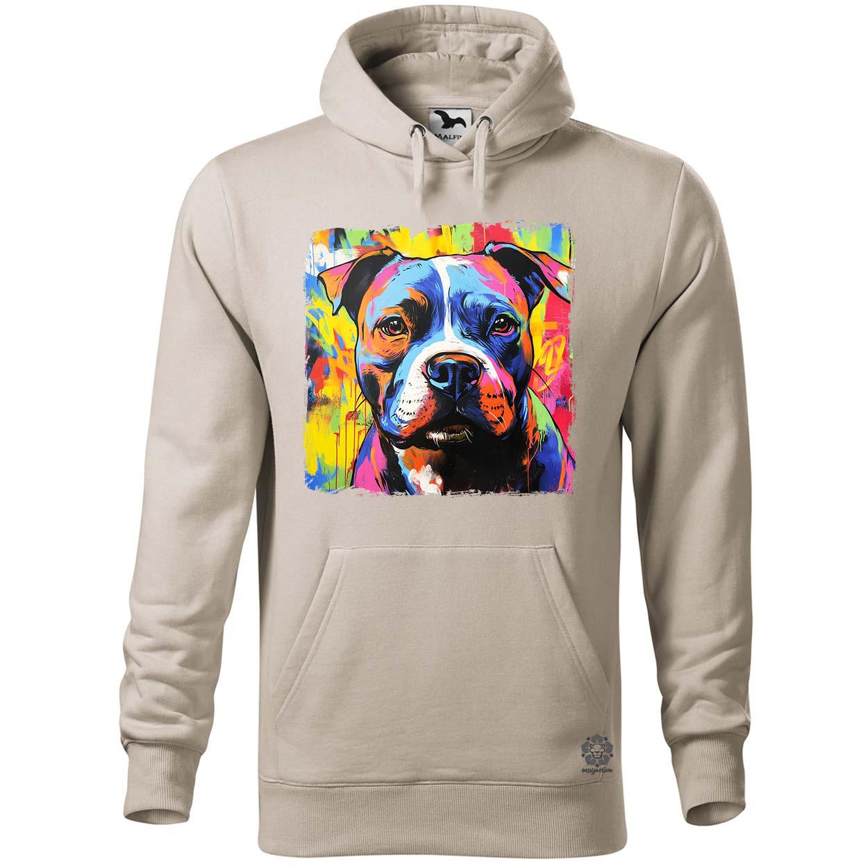 Pitbull portré v1 egyedi  pulóver 