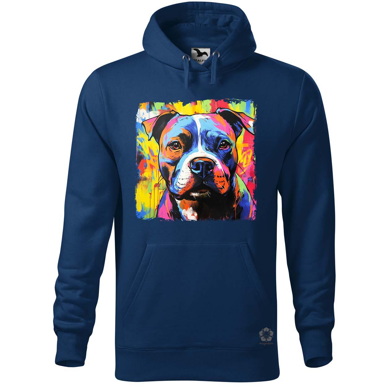 Pitbull portré v1 egyedi  pulóver 