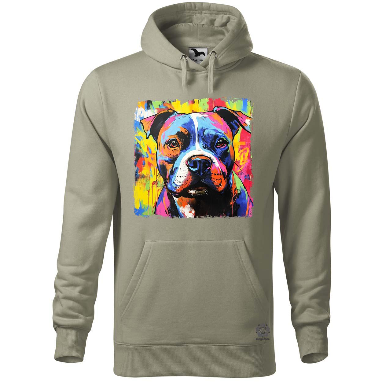 Pitbull portré v1 egyedi  pulóver 