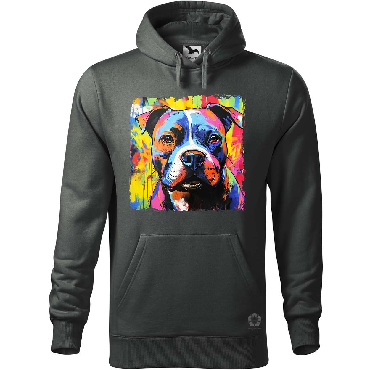 Pitbull portré v1 egyedi  pulóver 