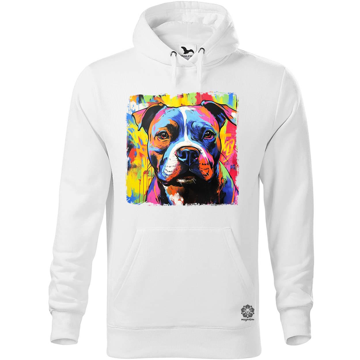 Pitbull portré v1 egyedi  pulóver 