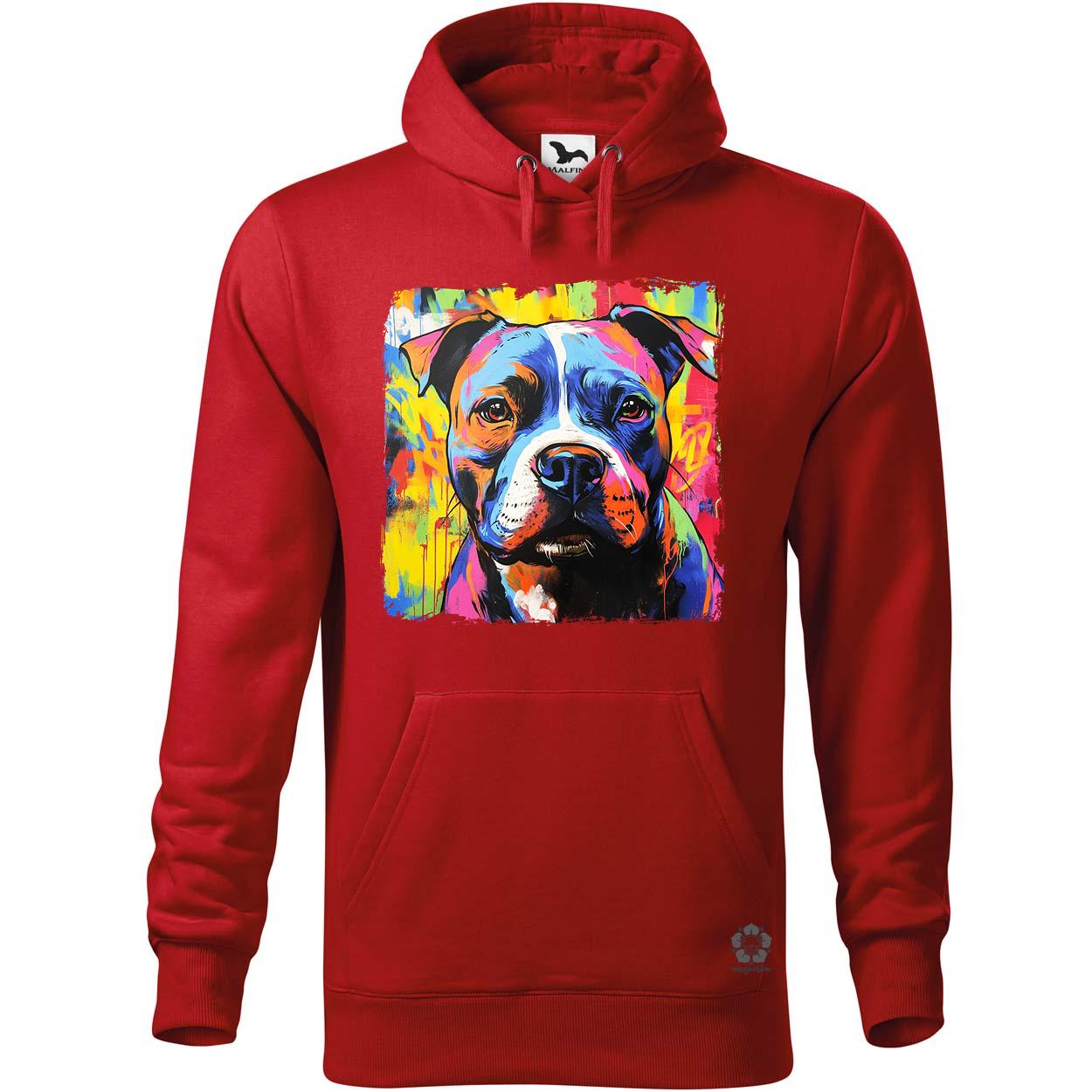 Pitbull portré v1 egyedi  pulóver 