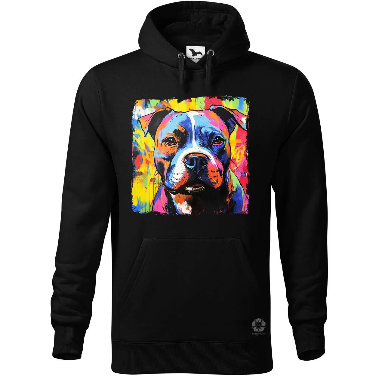 Pitbull portré v1 egyedi  pulóver 