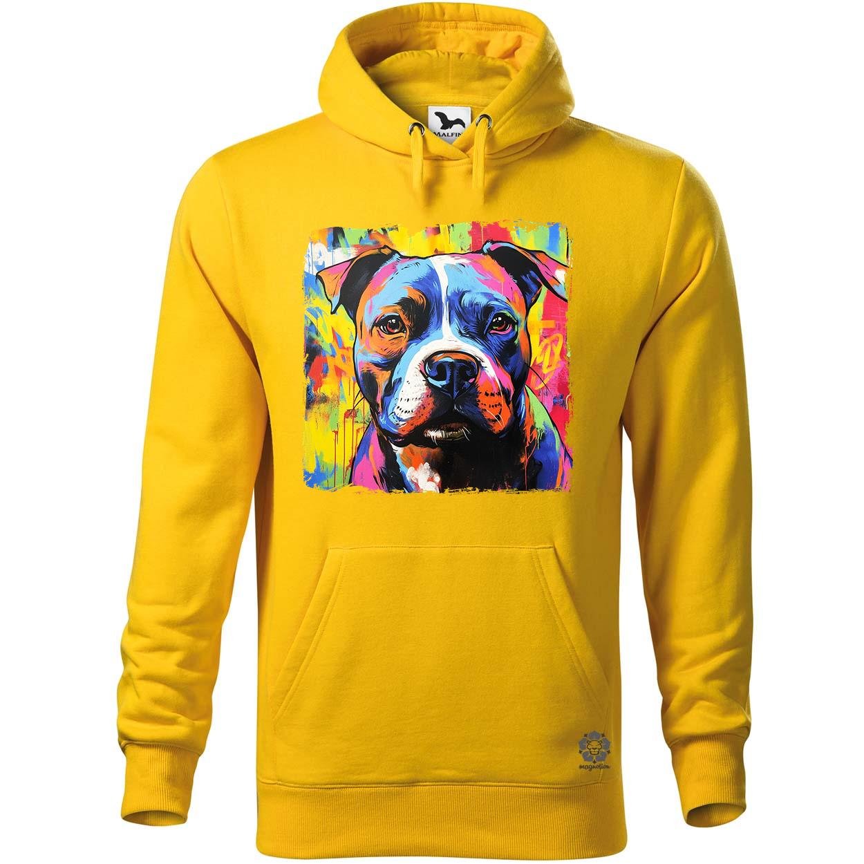 Pitbull portré v1 egyedi  pulóver 