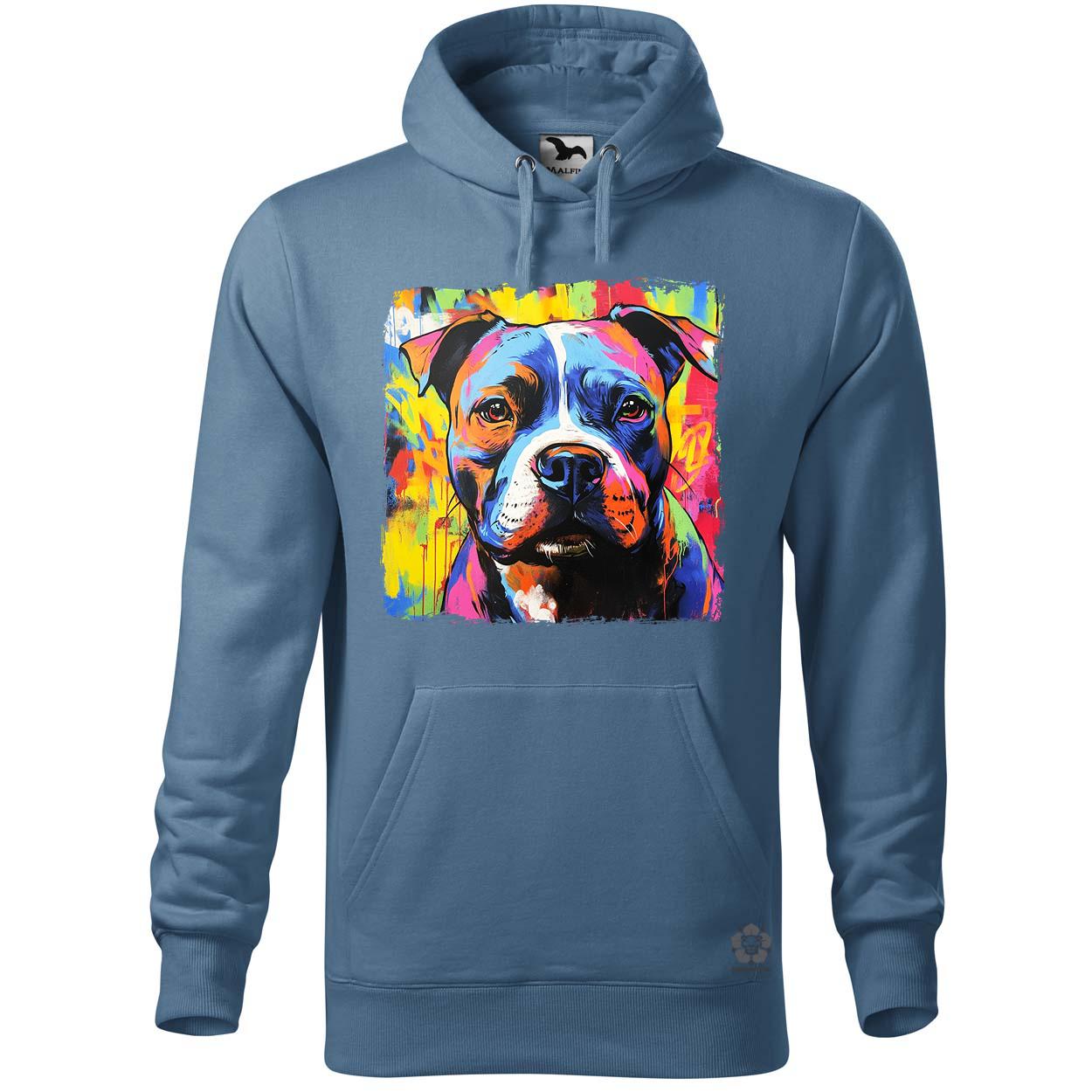 Pitbull portré v1 egyedi  pulóver 