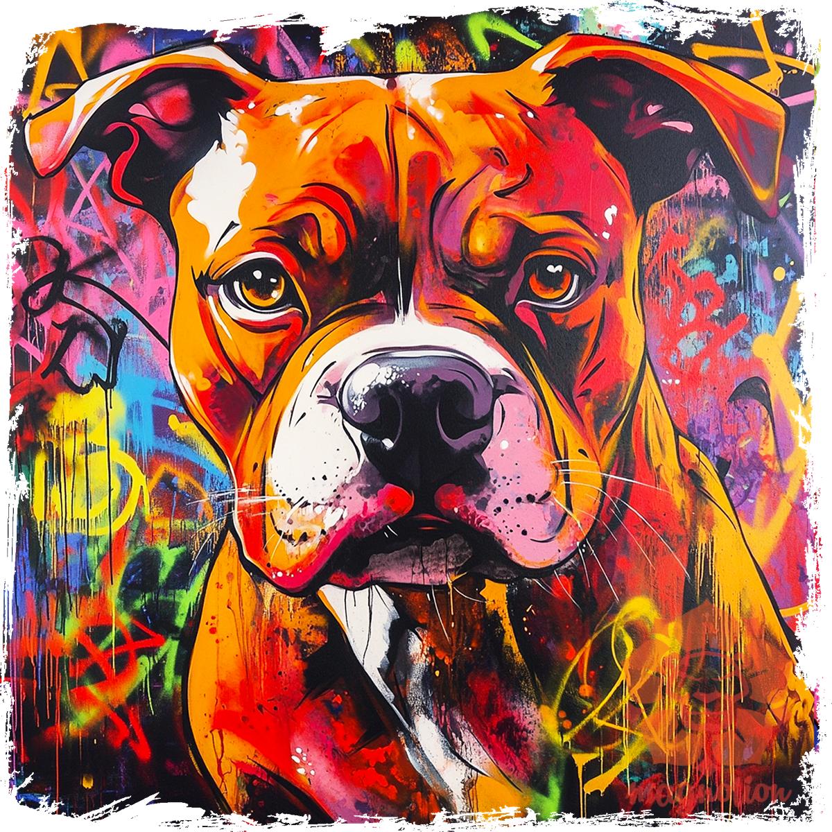 Pitbull portré v2 egyedi  pulóver 