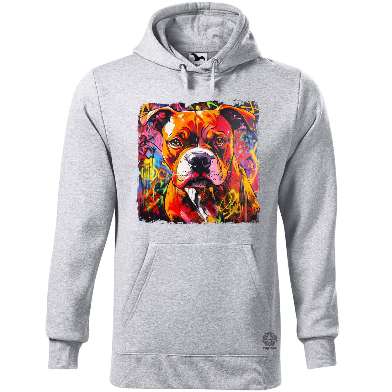 Pitbull portré v2 egyedi  pulóver 
