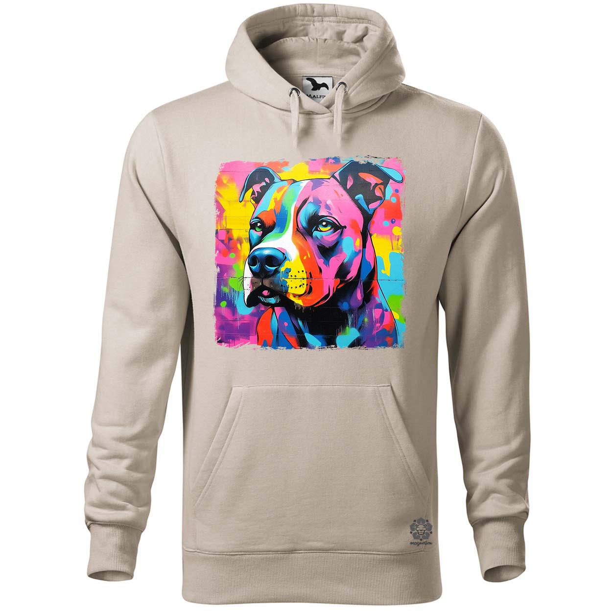Pitbull portré v3 egyedi  pulóver 