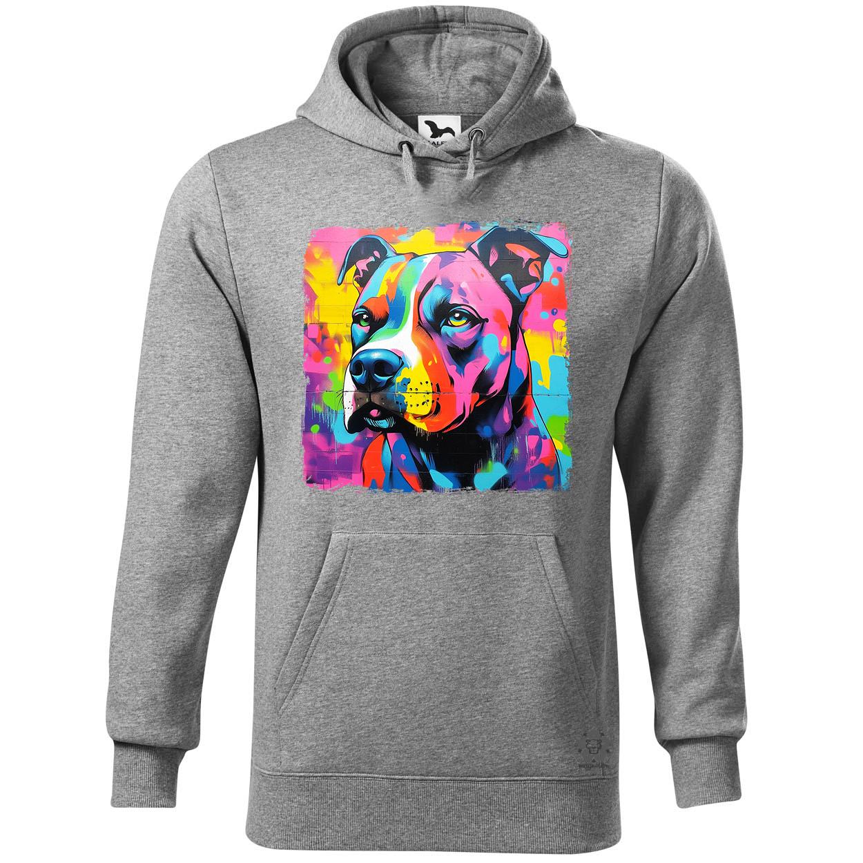 Pitbull portré v3 egyedi  pulóver 