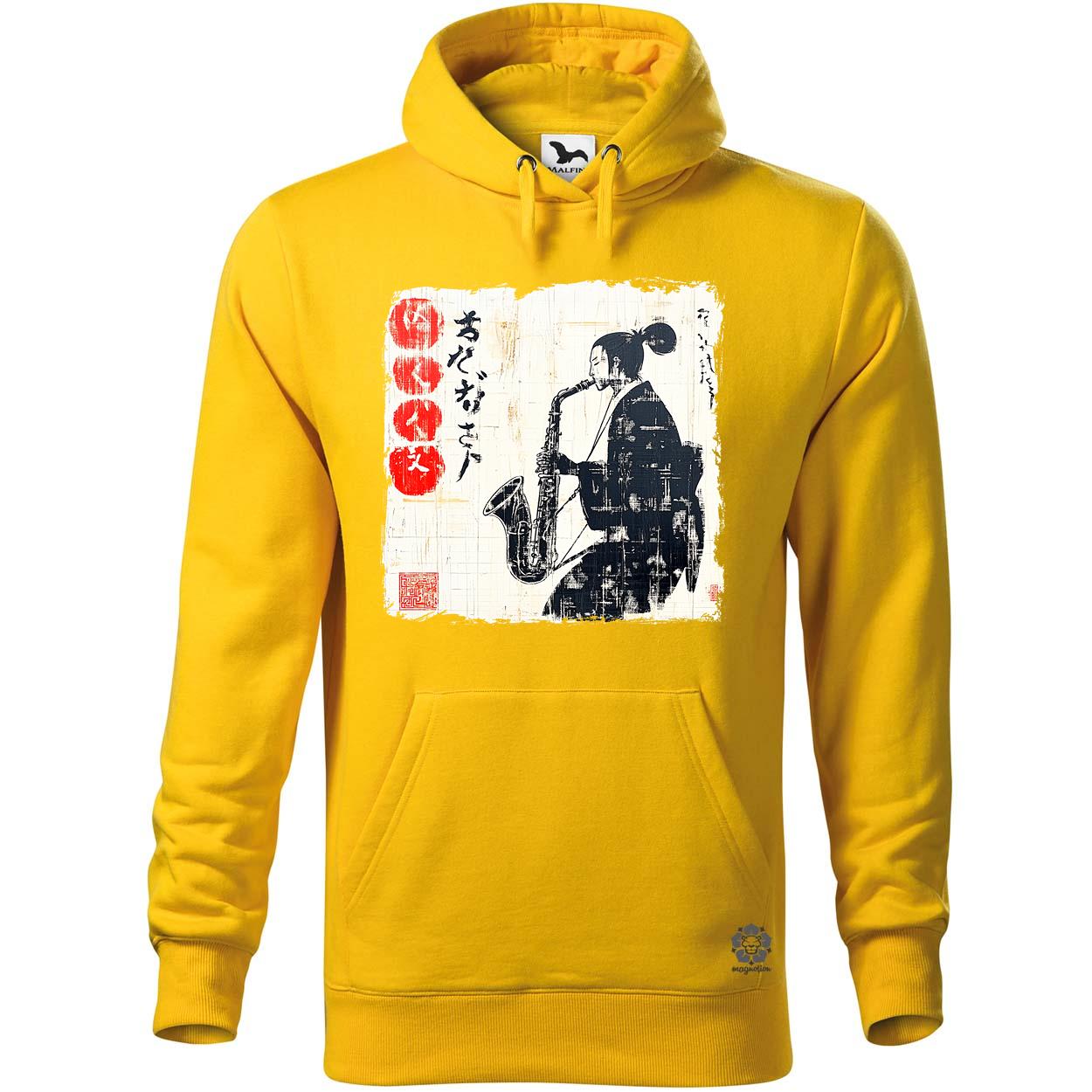 Szamuráj szaxofonnal v1 egyedi  pulóver 