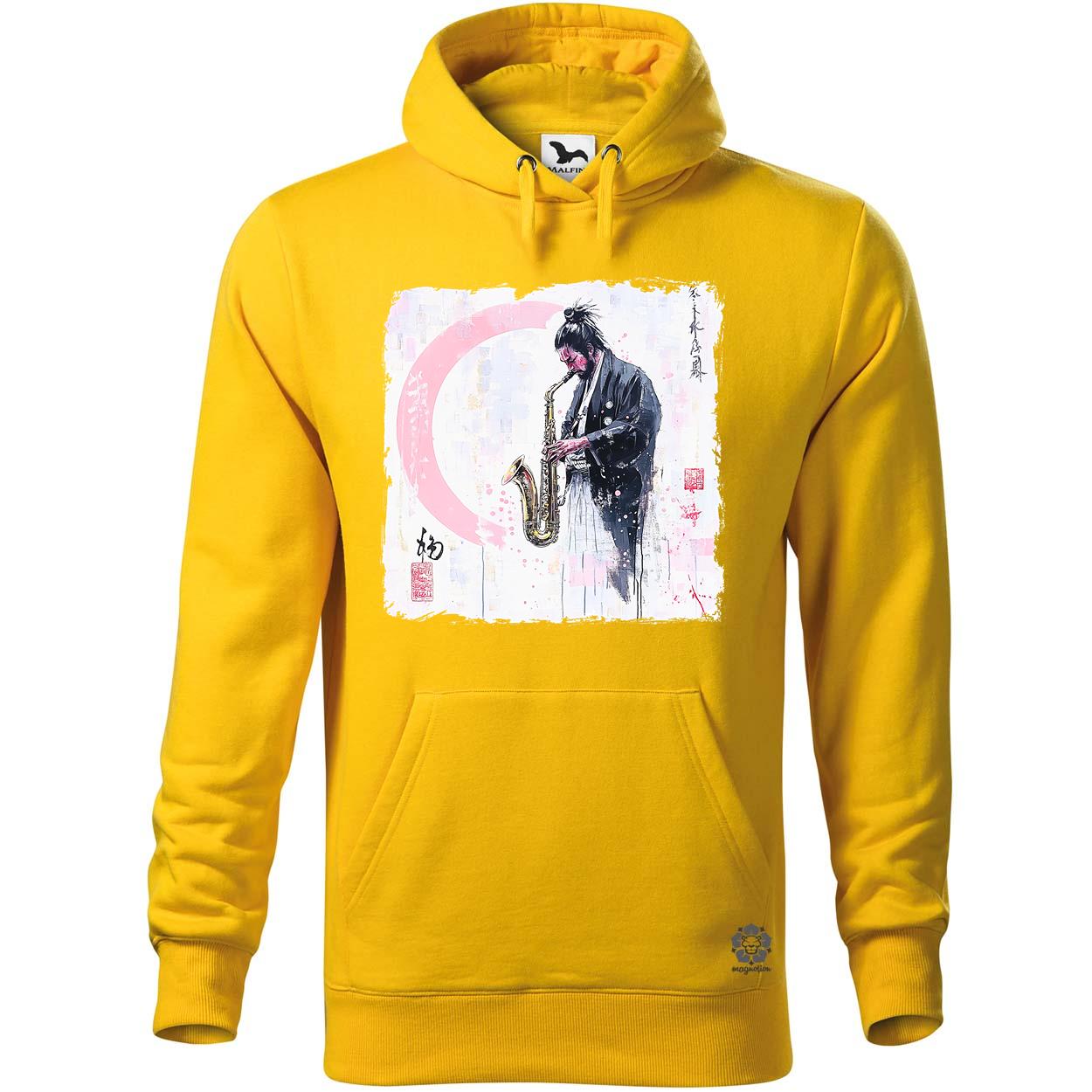 Szamuráj szaxofonnal v2 egyedi  pulóver 