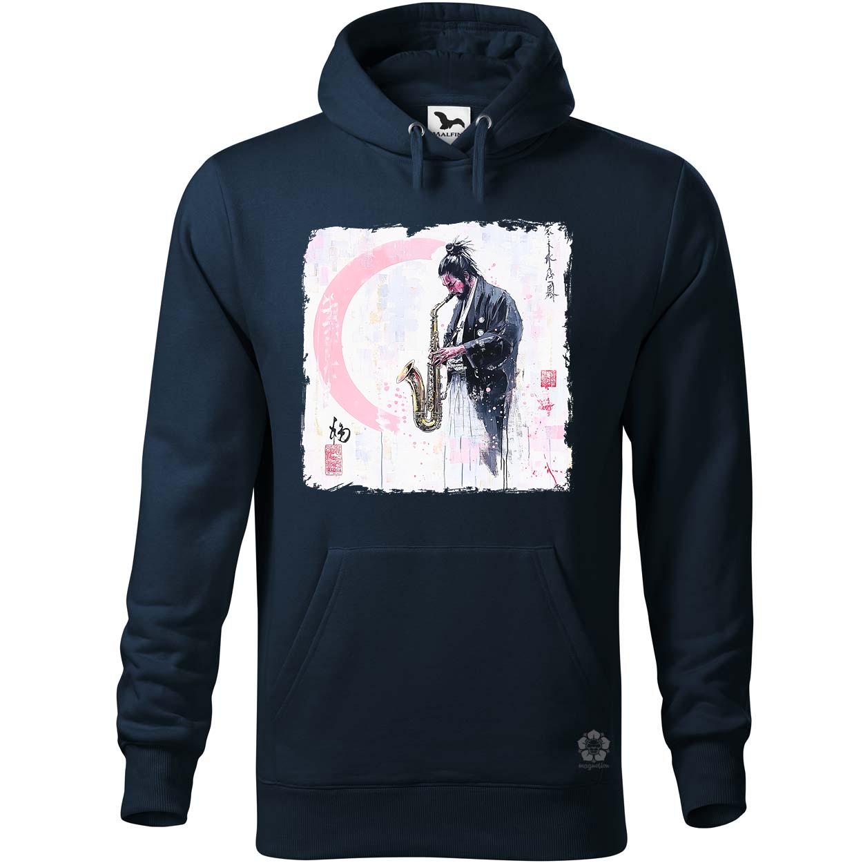 Szamuráj szaxofonnal v2 egyedi  pulóver 