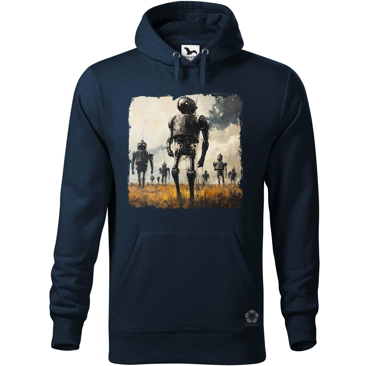 szürreális ipari robotok v1 egyedi  pulóver 