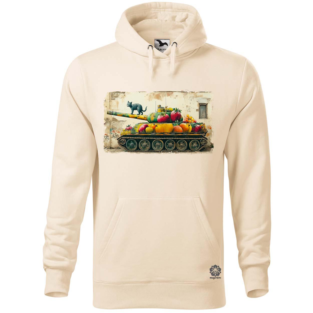 Tank és macska graffiti egyedi  pulóver 