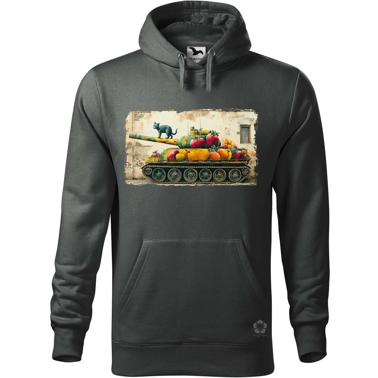 Tank és macska graffiti egyedi  pulóver 