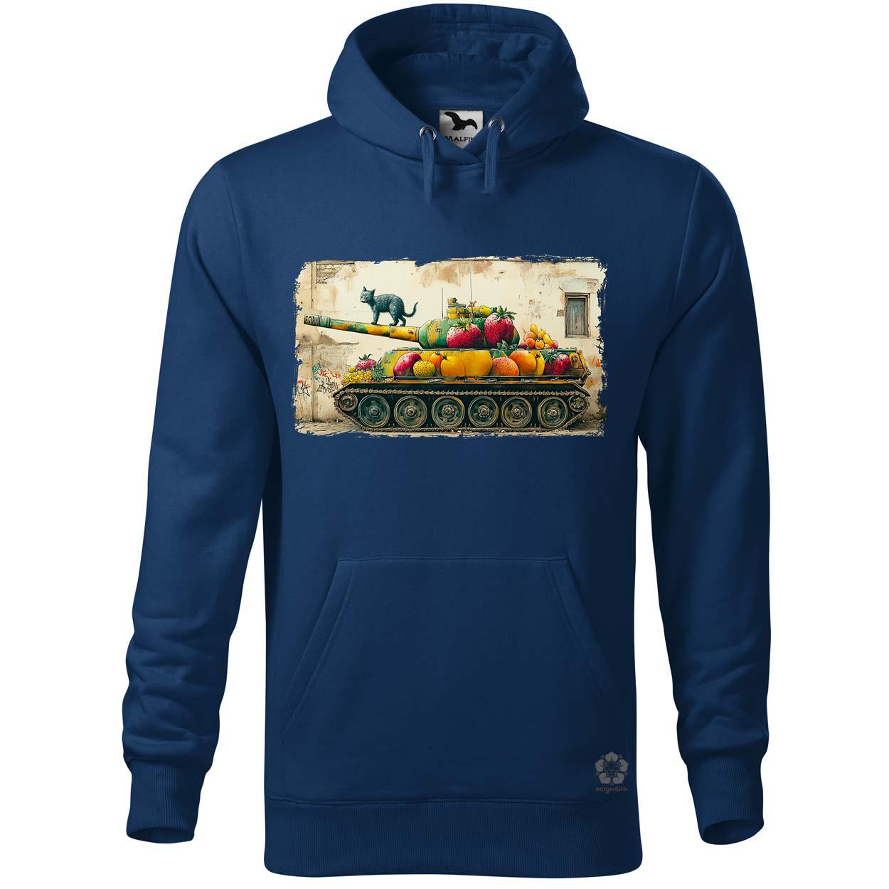 Tank és macska graffiti egyedi  pulóver 