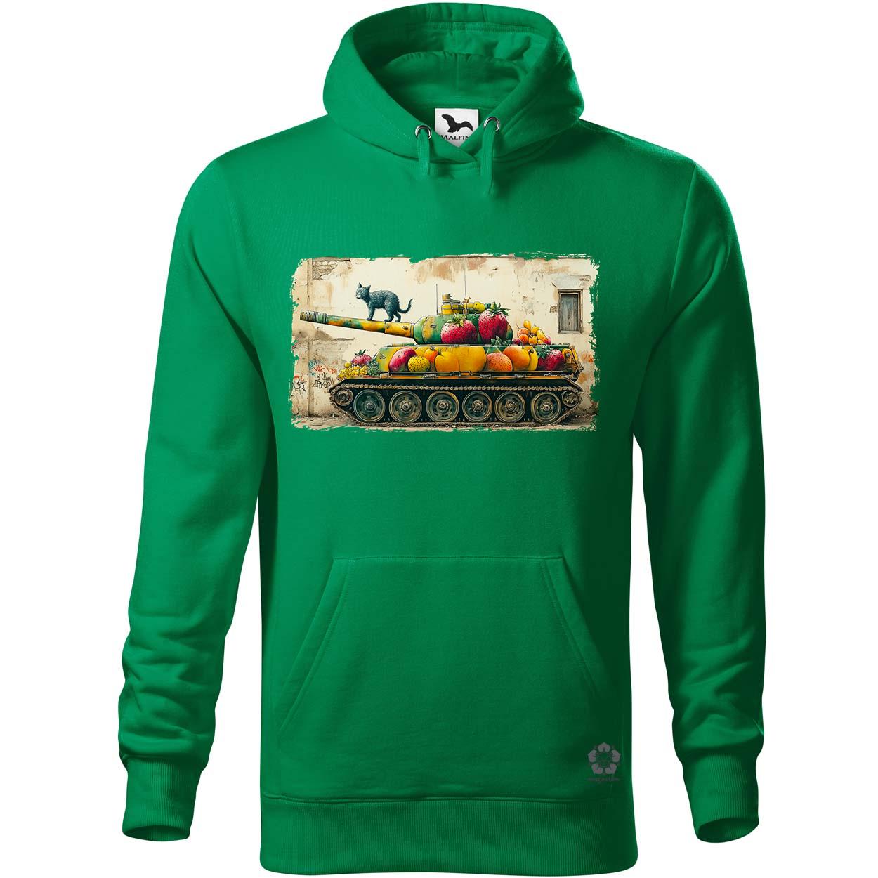 Tank és macska graffiti egyedi  pulóver 