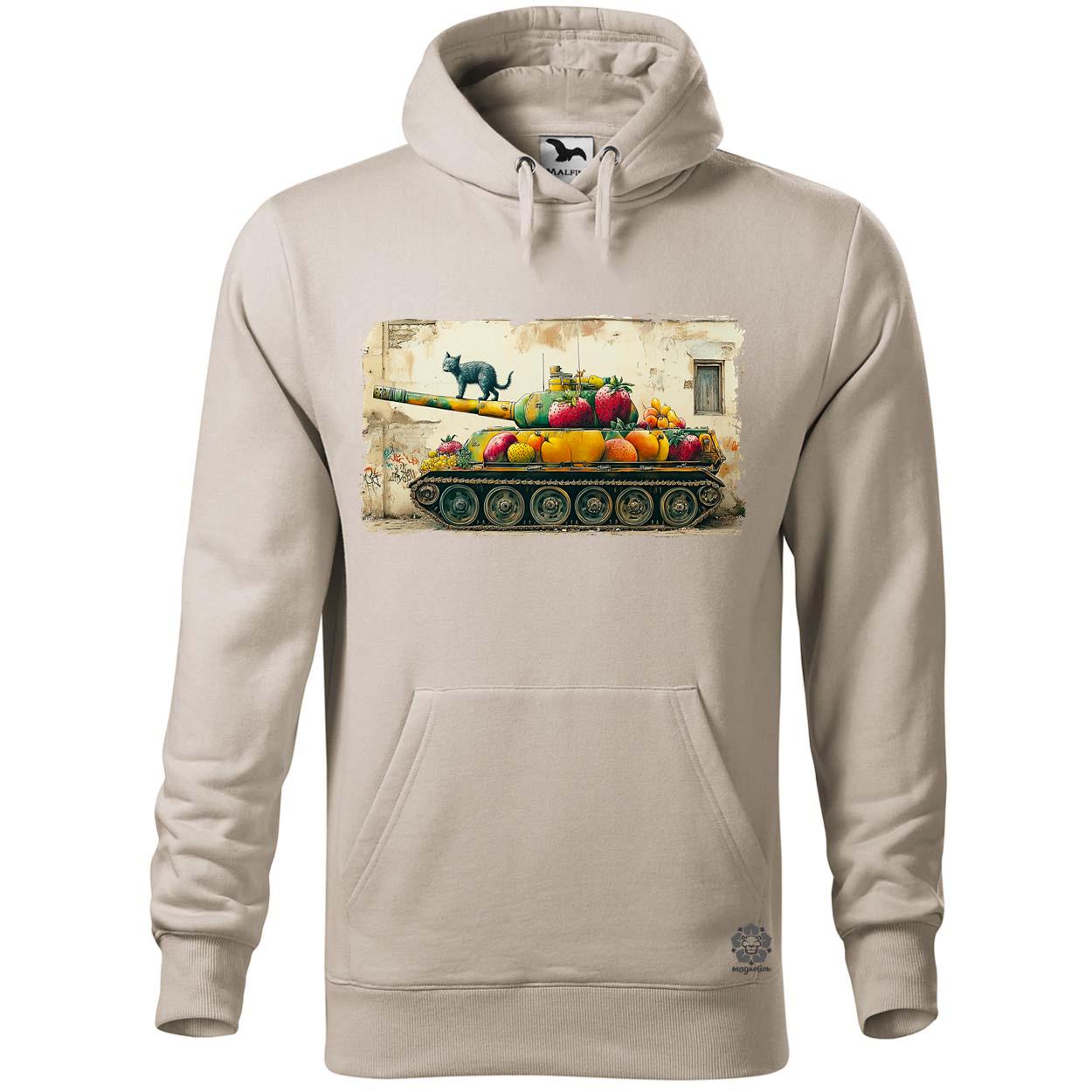 Tank és macska graffiti egyedi  pulóver 