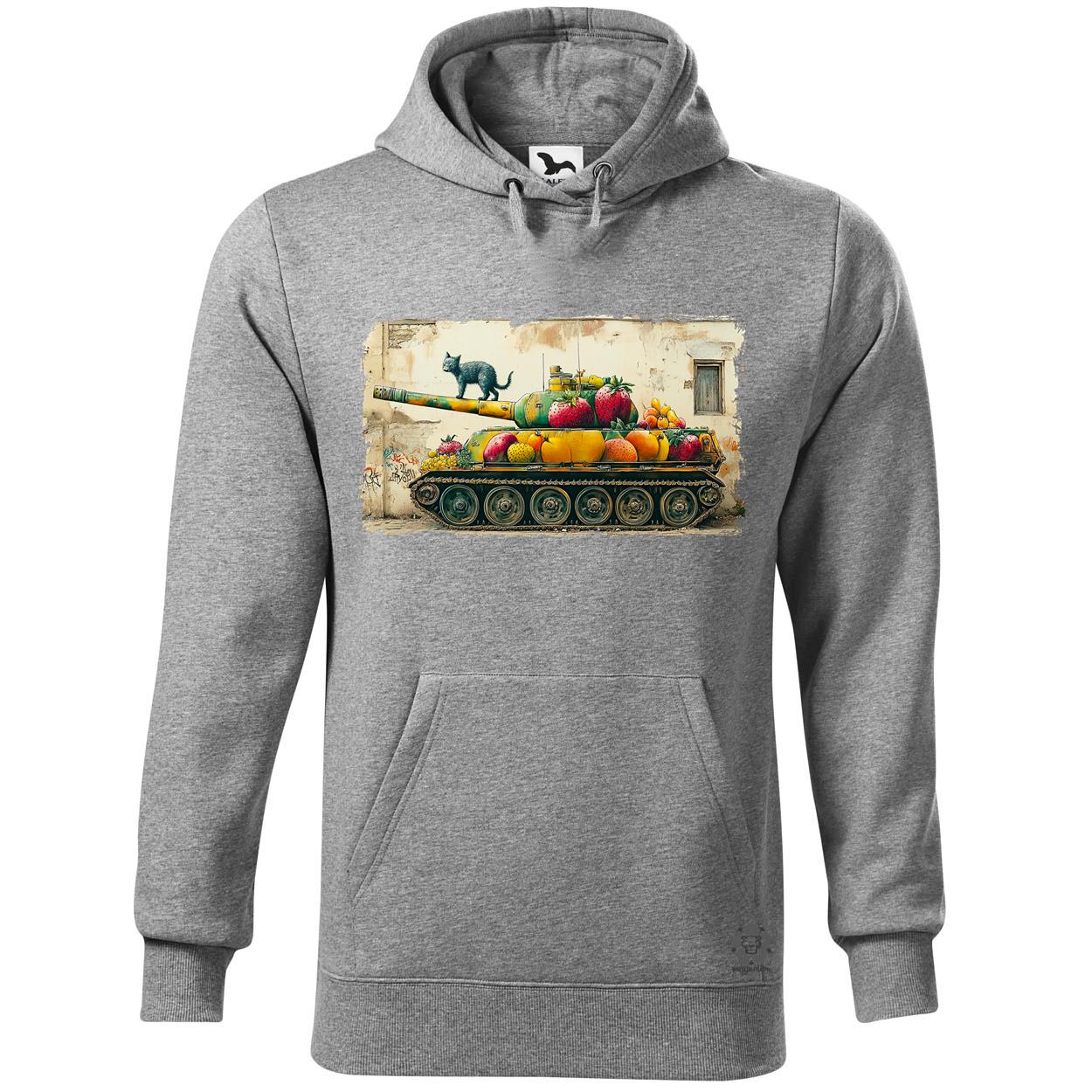 Tank és macska graffiti egyedi  pulóver 
