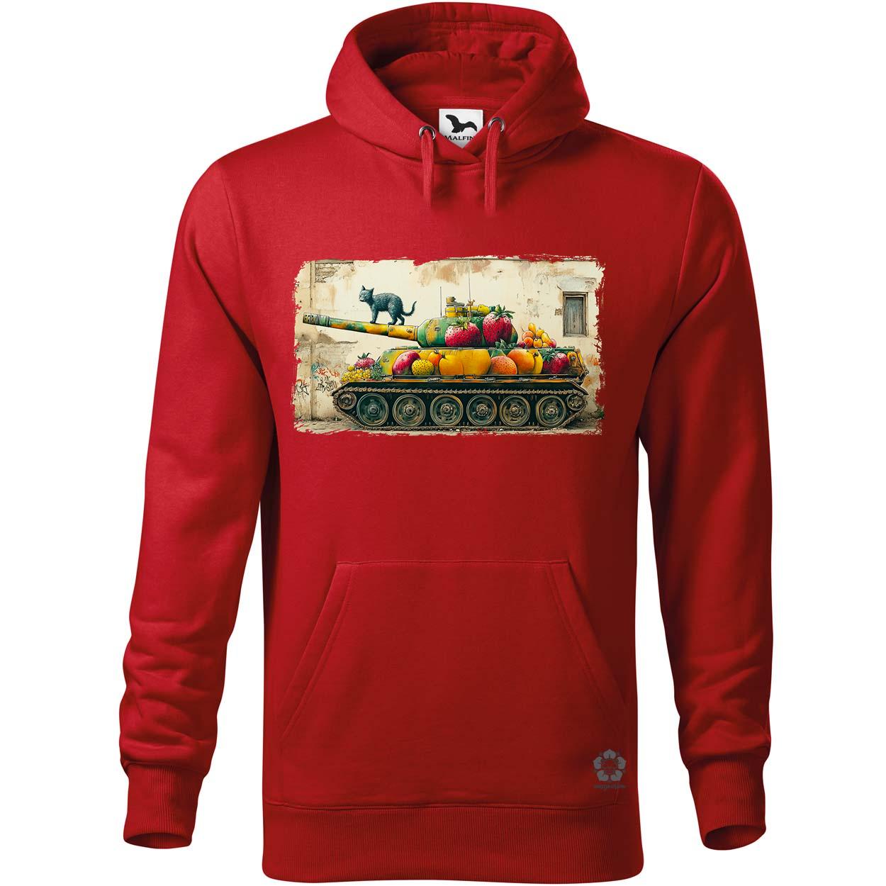 Tank és macska graffiti egyedi  pulóver 