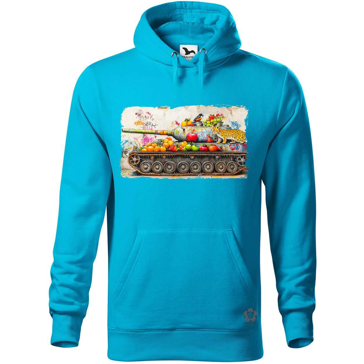 Tank és párduc graffiti v1 egyedi  pulóver 