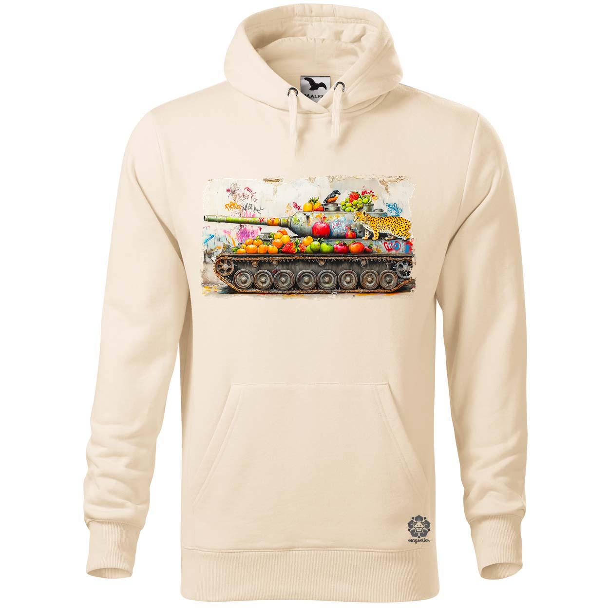 Tank és párduc graffiti v1 egyedi  pulóver 