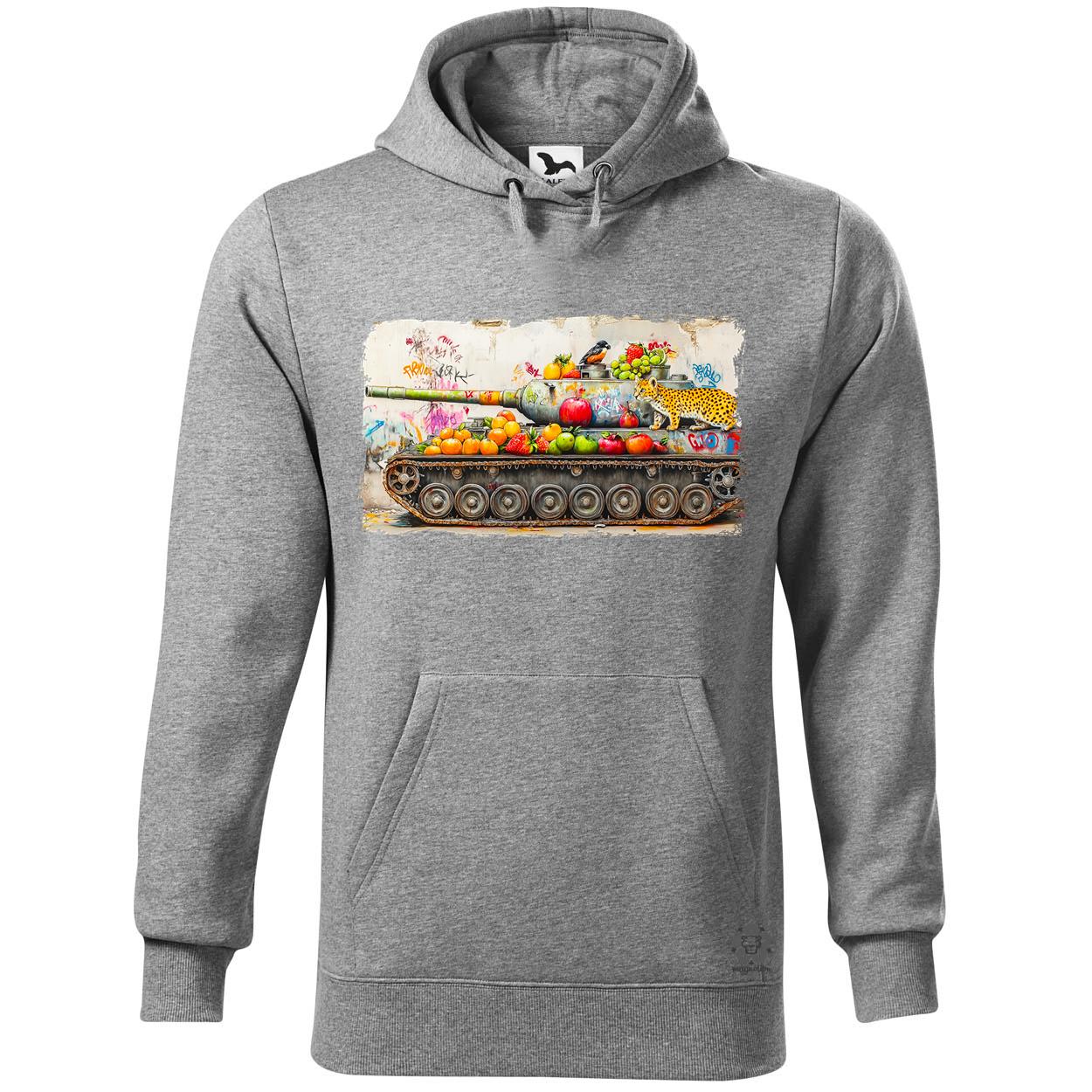Tank és párduc graffiti v1 egyedi  pulóver 
