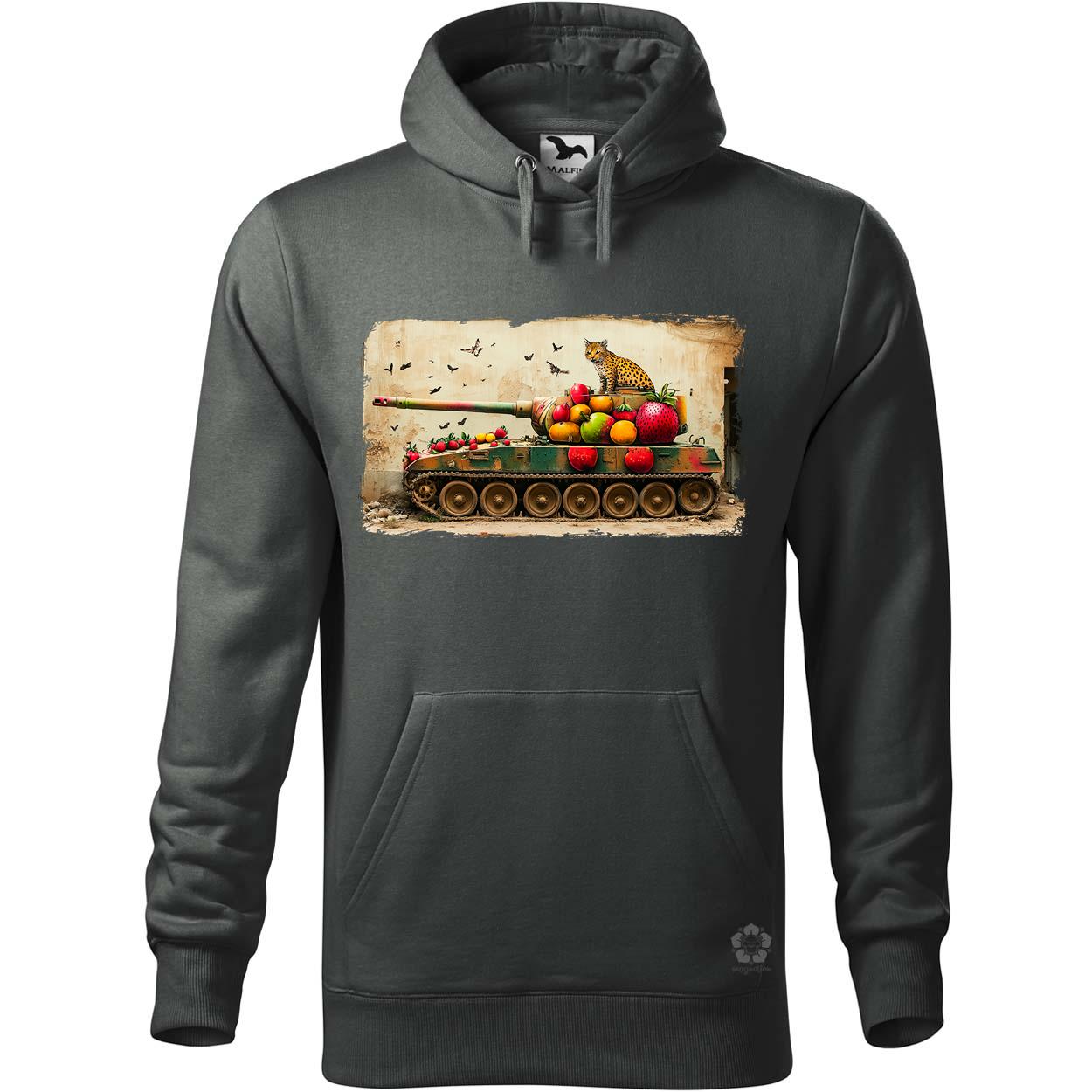 Tank és párduc graffiti v2 egyedi  pulóver 