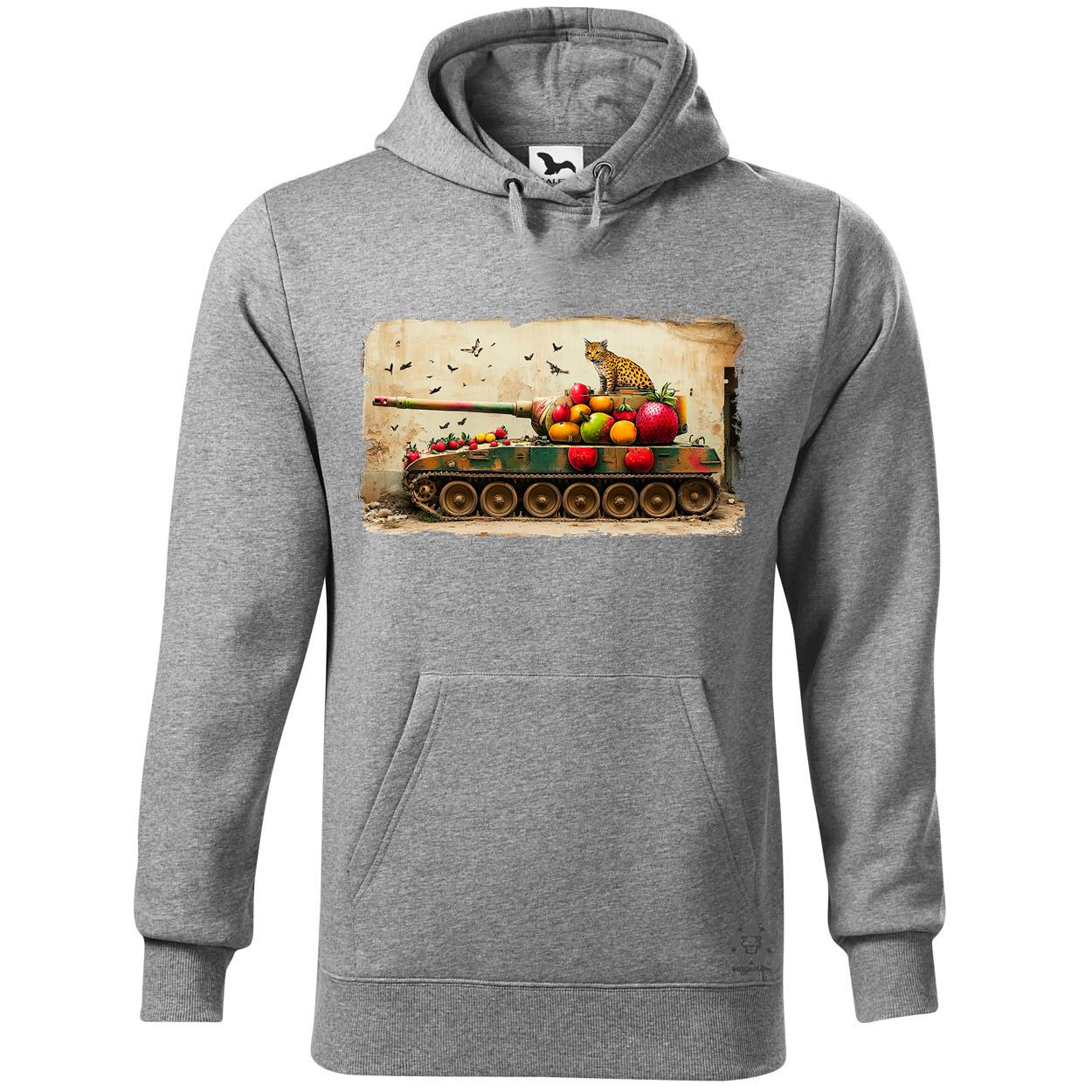 Tank és párduc graffiti v2 egyedi  pulóver 