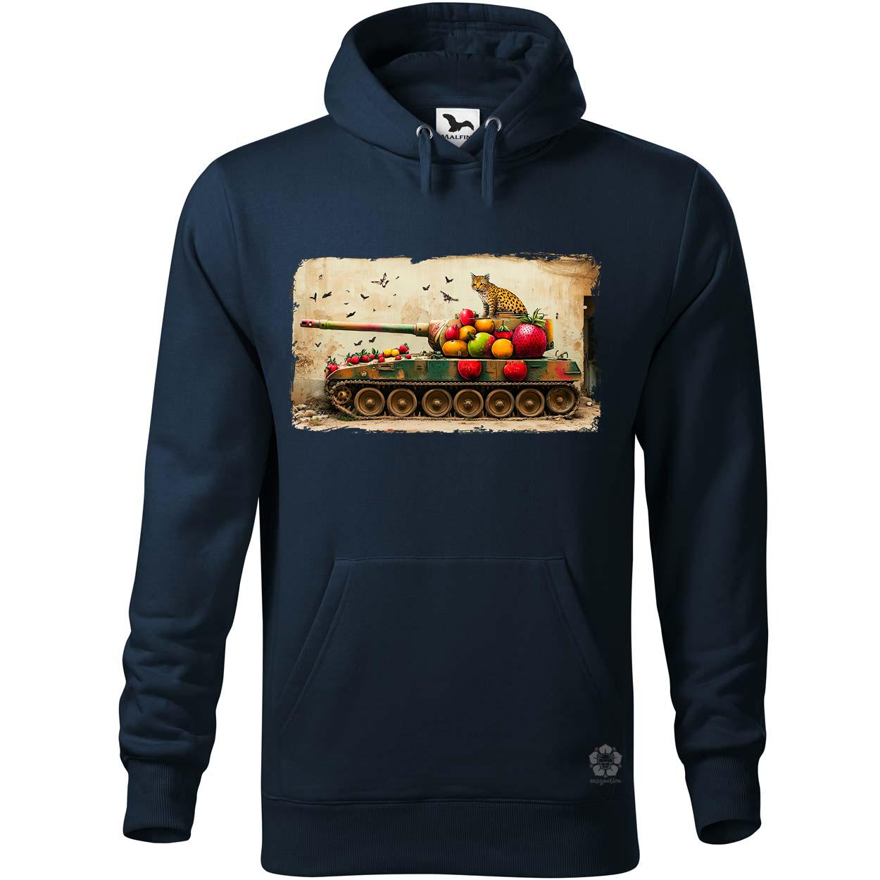 Tank és párduc graffiti v2 egyedi  pulóver 