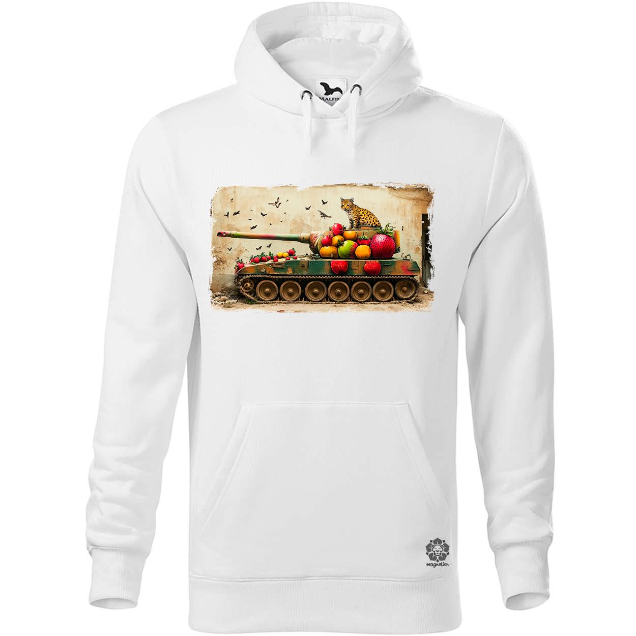 Tank és párduc graffiti v2 egyedi  pulóver 